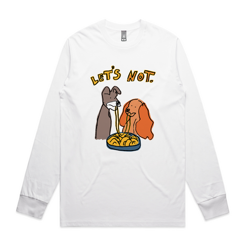 Let's Not Tee by Lonely Kids Club. All clothing from our T-shirts to our shorts and hoodies are ethically made, and printed packed and shipped from Sydney.