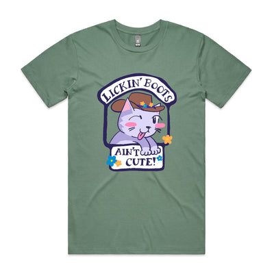 Lickin' Boots Tee by Lonely Kids Club. All clothing from our T-shirts to our shorts and hoodies are ethically made, and printed packed and shipped from Sydney.