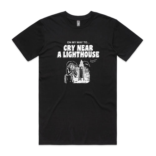 Lighthouse Tee by Lonely Kids Club. All clothing from our T-shirts to our shorts and hoodies are ethically made, and printed packed and shipped from Sydney.