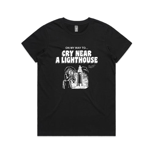 Lighthouse Tee by Lonely Kids Club. All clothing from our T-shirts to our shorts and hoodies are ethically made, and printed packed and shipped from Sydney.