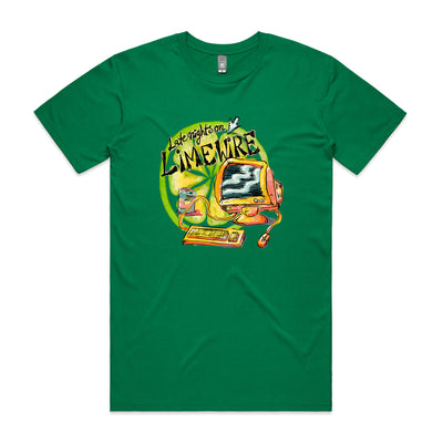 Late Nights On Limewire Tee by Lonely Kids Club. All clothing from our T-shirts to our shorts and hoodies are ethically made, and printed packed and shipped from Sydney.
