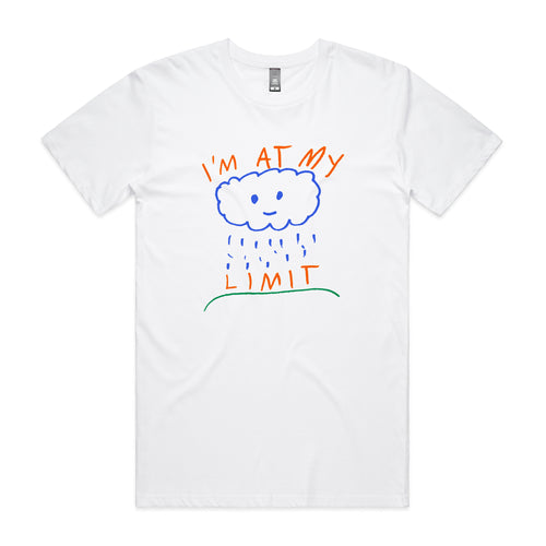 At My Limit Tee by Lonely Kids Club. All clothing from our T-shirts to our shorts and hoodies are ethically made, and printed packed and shipped from Sydney.