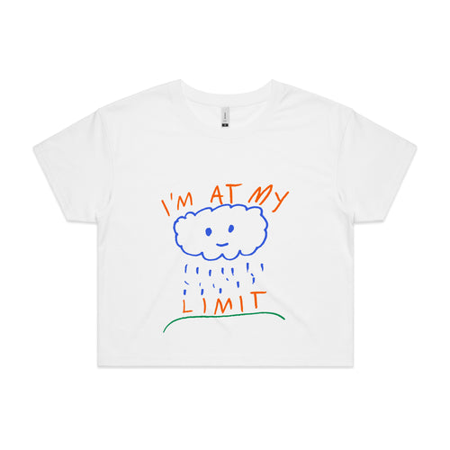At My Limit Tee by Lonely Kids Club. All clothing from our T-shirts to our shorts and hoodies are ethically made, and printed packed and shipped from Sydney.