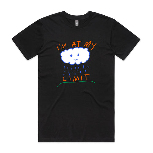 At My Limit Tee by Lonely Kids Club. All clothing from our T-shirts to our shorts and hoodies are ethically made, and printed packed and shipped from Sydney.
