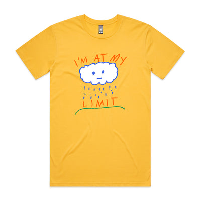 At My Limit Tee by Lonely Kids Club. All clothing from our T-shirts to our shorts and hoodies are ethically made, and printed packed and shipped from Sydney.