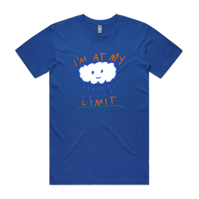 At My Limit Tee by Lonely Kids Club. All clothing from our T-shirts to our shorts and hoodies are ethically made, and printed packed and shipped from Sydney.