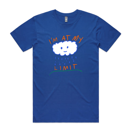 At My Limit Tee by Lonely Kids Club. All clothing from our T-shirts to our shorts and hoodies are ethically made, and printed packed and shipped from Sydney.