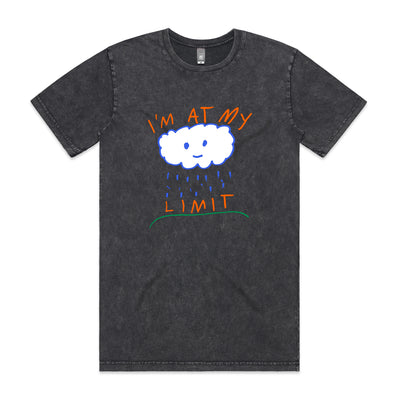 At My Limit Tee by Lonely Kids Club. All clothing from our T-shirts to our shorts and hoodies are ethically made, and printed packed and shipped from Sydney.