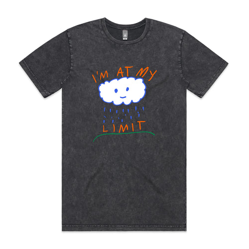 At My Limit Tee by Lonely Kids Club. All clothing from our T-shirts to our shorts and hoodies are ethically made, and printed packed and shipped from Sydney.