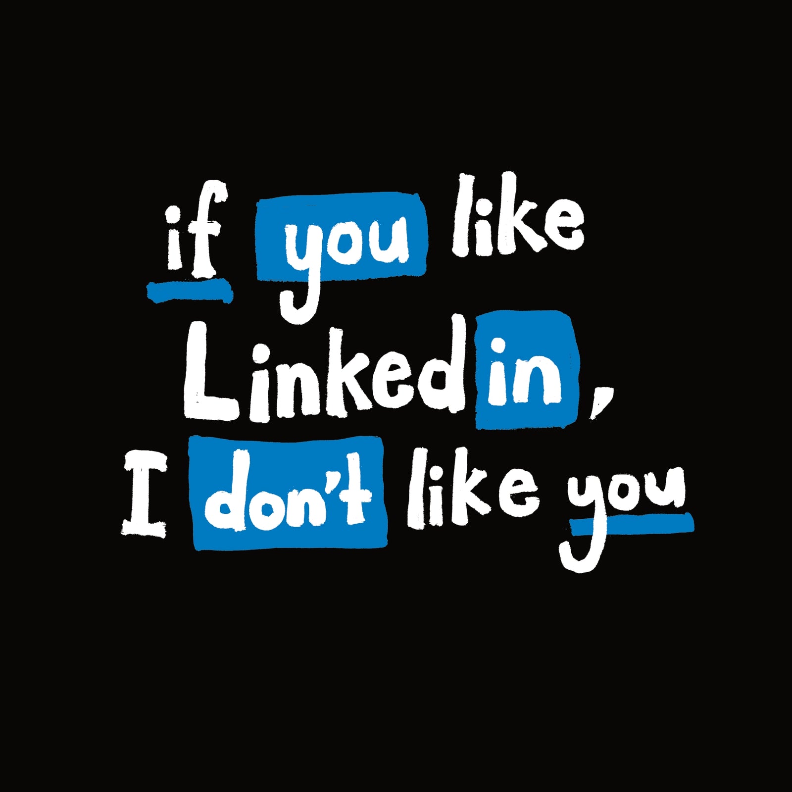LinkedIn t-shirt by Lonely Kids Club