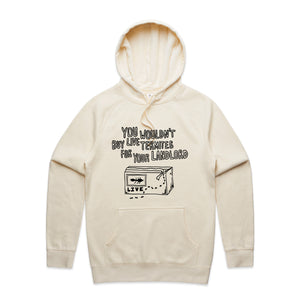 Live Termites Hoodie by Lonely Kids Club. All clothing from our T-shirts to our shorts and hoodies are ethically made, and printed packed and shipped from Sydney.