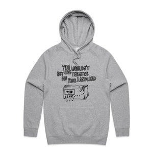 Live Termites Hoodie by Lonely Kids Club. All clothing from our T-shirts to our shorts and hoodies are ethically made, and printed packed and shipped from Sydney.