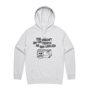 Live Termites Hoodie by Lonely Kids Club. All clothing from our T-shirts to our shorts and hoodies are ethically made, and printed packed and shipped from Sydney.