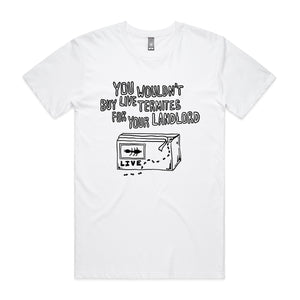 Live Termites Tee by Lonely Kids Club. All clothing from our T-shirts to our shorts and hoodies are ethically made, and printed packed and shipped from Sydney.