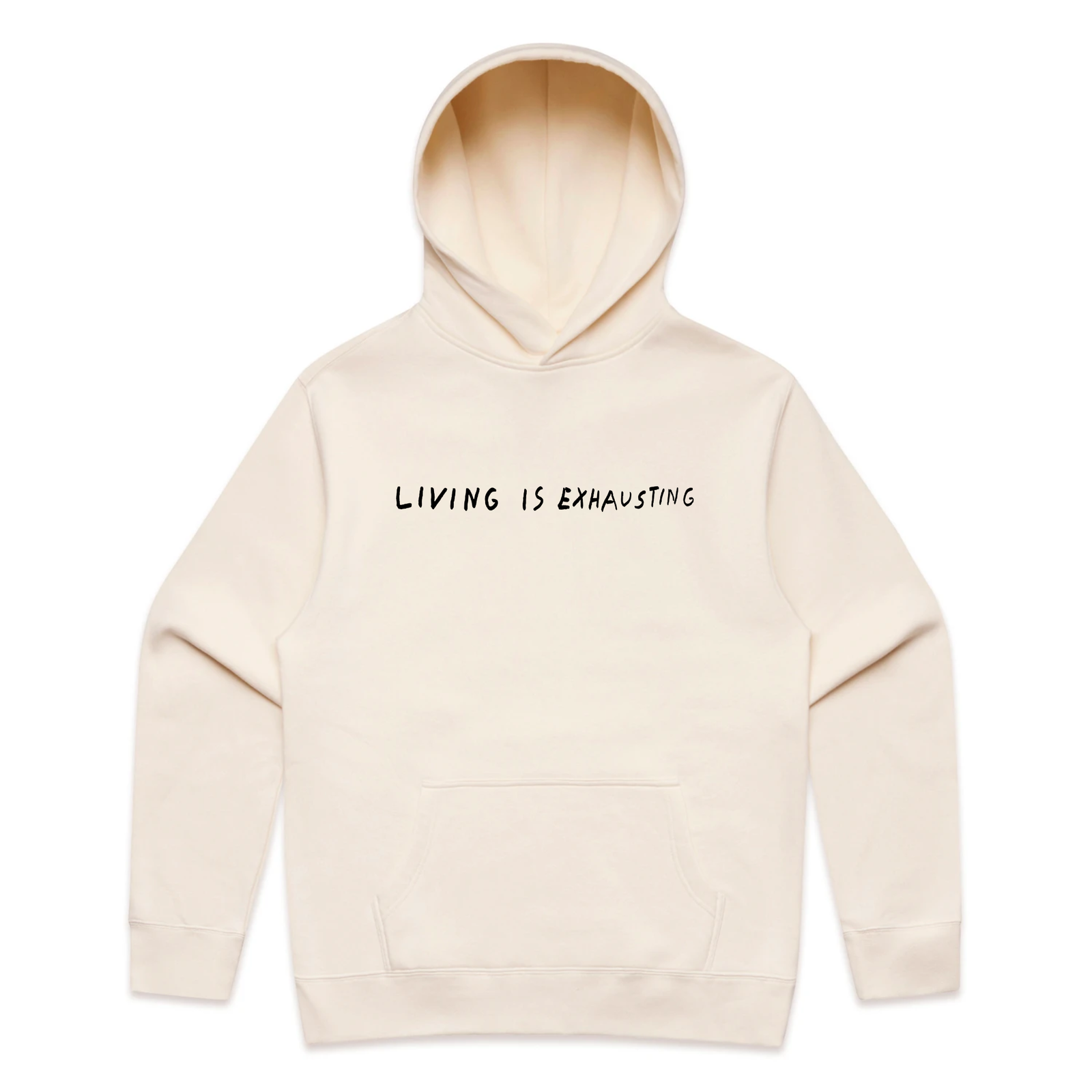 Living Is Exhausting Hoodie