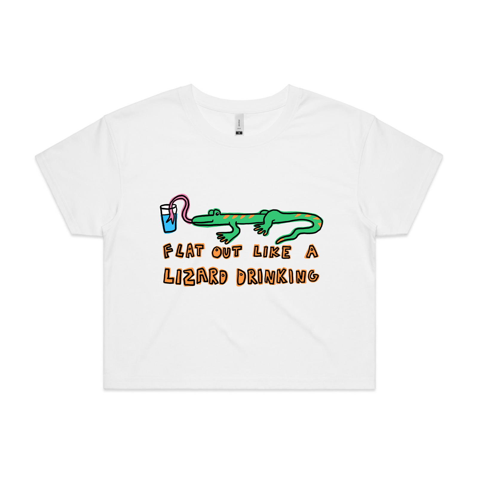 Lizard Drinking Tee