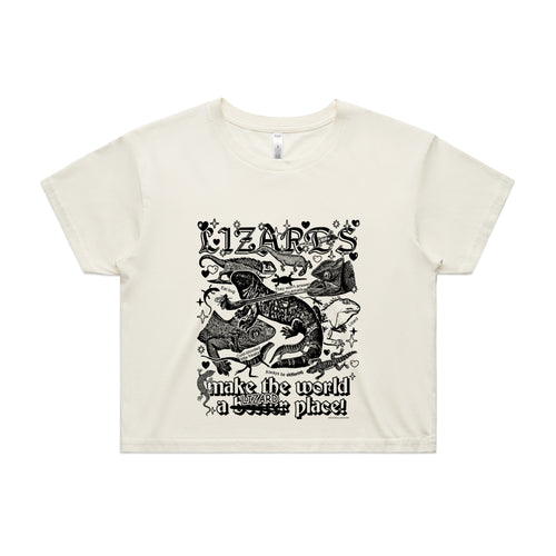 Lizards Tee by Lonely Kids Club. All clothing from our T-shirts to our shorts and hoodies are ethically made, and printed packed and shipped from Sydney.