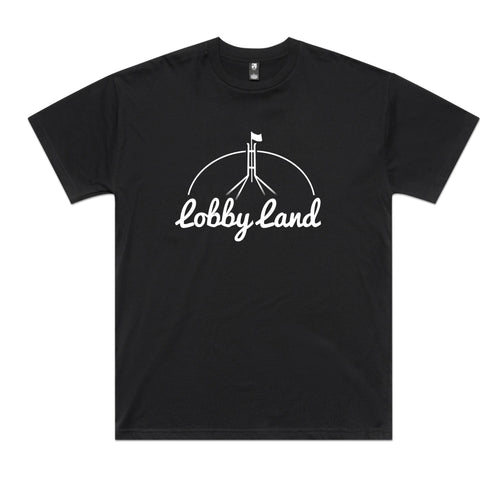 Lobbyland Tee by Lonely Kids Club. All clothing from our T-shirts to our shorts and hoodies are ethically made, and printed packed and shipped from Sydney.