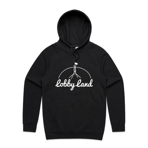 Lobbyland Hoodie by Lonely Kids Club. All clothing from our T-shirts to our shorts and hoodies are ethically made, and printed packed and shipped from Sydney.