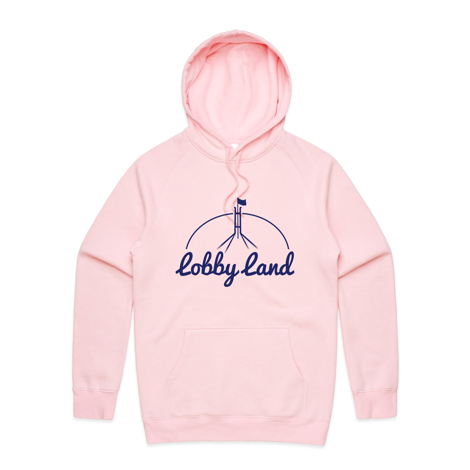 Lobbyland Hoodie by Lonely Kids Club. All clothing from our T-shirts to our shorts and hoodies are ethically made, and printed packed and shipped from Sydney.