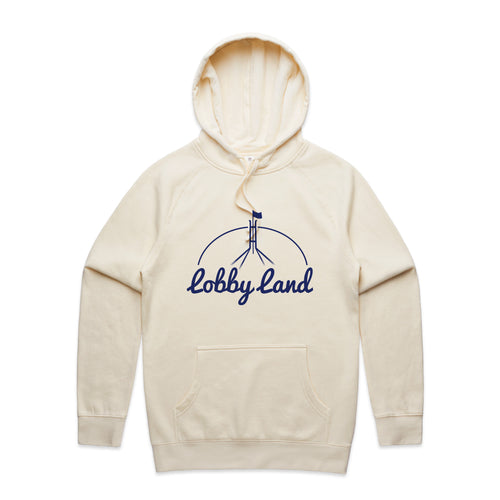 Lobbyland Hoodie by Lonely Kids Club. All clothing from our T-shirts to our shorts and hoodies are ethically made, and printed packed and shipped from Sydney.