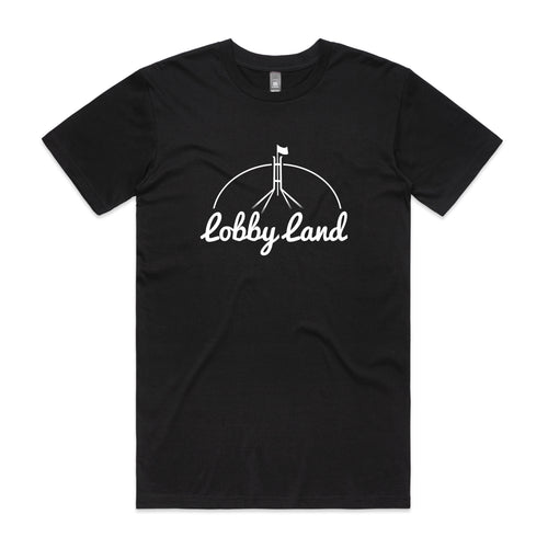 Lobbyland Tee by Lonely Kids Club. All clothing from our T-shirts to our shorts and hoodies are ethically made, and printed packed and shipped from Sydney.