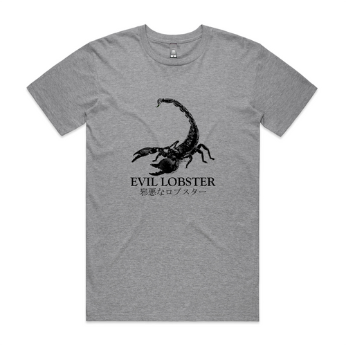 Evil Lobster Tee by Lonely Kids Club. All clothing from our T-shirts to our shorts and hoodies are ethically made, and printed packed and shipped from Sydney.