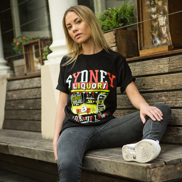 Locked Out Tee by Lonely Kids Club, graphic streetwear printed in Sydney