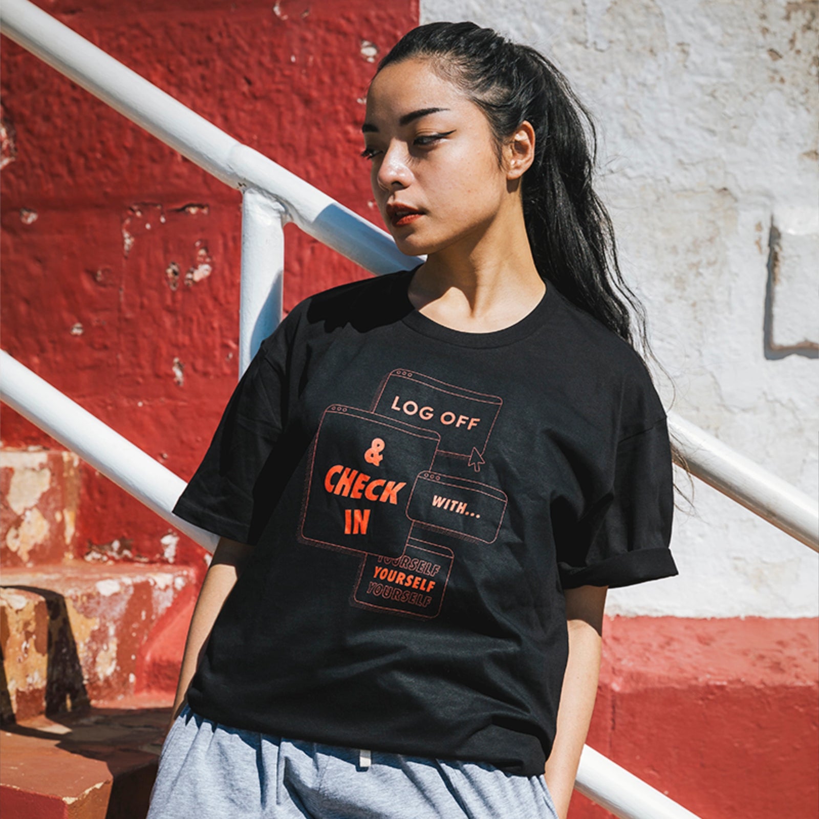 Log Off Tee