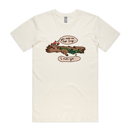 Log Tee by Lonely Kids Club. All clothing from our T-shirts to our shorts and hoodies are ethically made, and printed packed and shipped from Sydney.