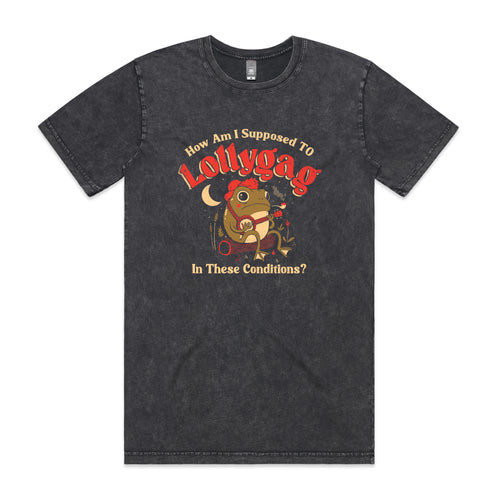 Lollygag Tee by Lonely Kids Club. All clothing from our T-shirts to our shorts and hoodies are ethically made, and printed packed and shipped from Sydney.