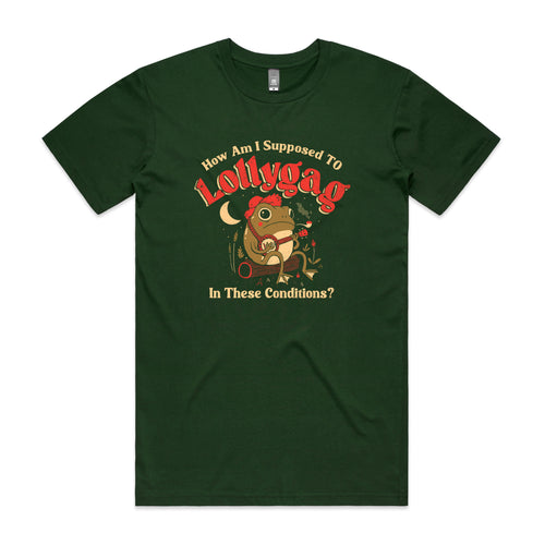 Lollygag Tee by Lonely Kids Club. All clothing from our T-shirts to our shorts and hoodies are ethically made, and printed packed and shipped from Sydney.