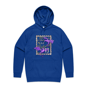 Long Live Hoodie by Lonely Kids Club. All clothing from our T-shirts to our shorts and hoodies are ethically made, and printed packed and shipped from Sydney.