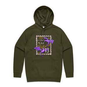 Long Live Hoodie by Lonely Kids Club. All clothing from our T-shirts to our shorts and hoodies are ethically made, and printed packed and shipped from Sydney.