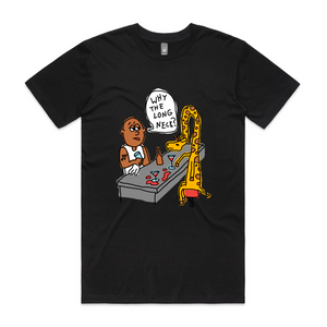 Long Neck Tee by Lonely Kids Club. All clothing from our T-shirts to our shorts and hoodies are ethically made, and printed packed and shipped from Sydney.