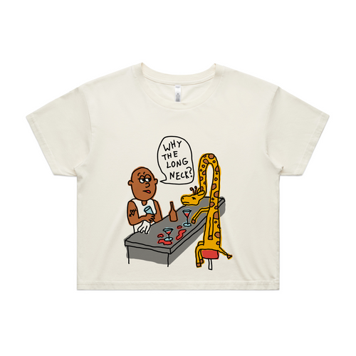 Long Neck Tee by Lonely Kids Club. All clothing from our T-shirts to our shorts and hoodies are ethically made, and printed packed and shipped from Sydney.