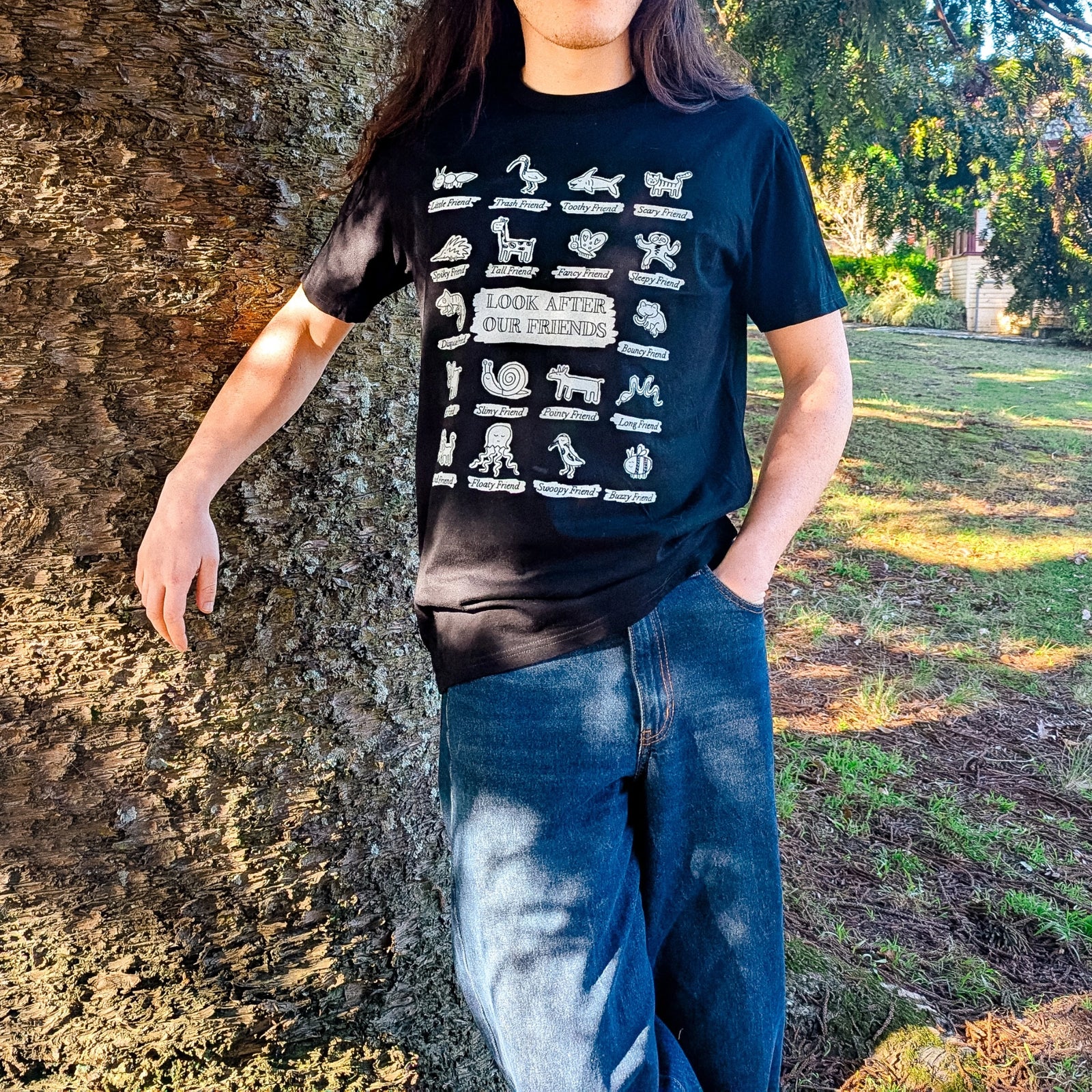 Look After Our Friends Tee