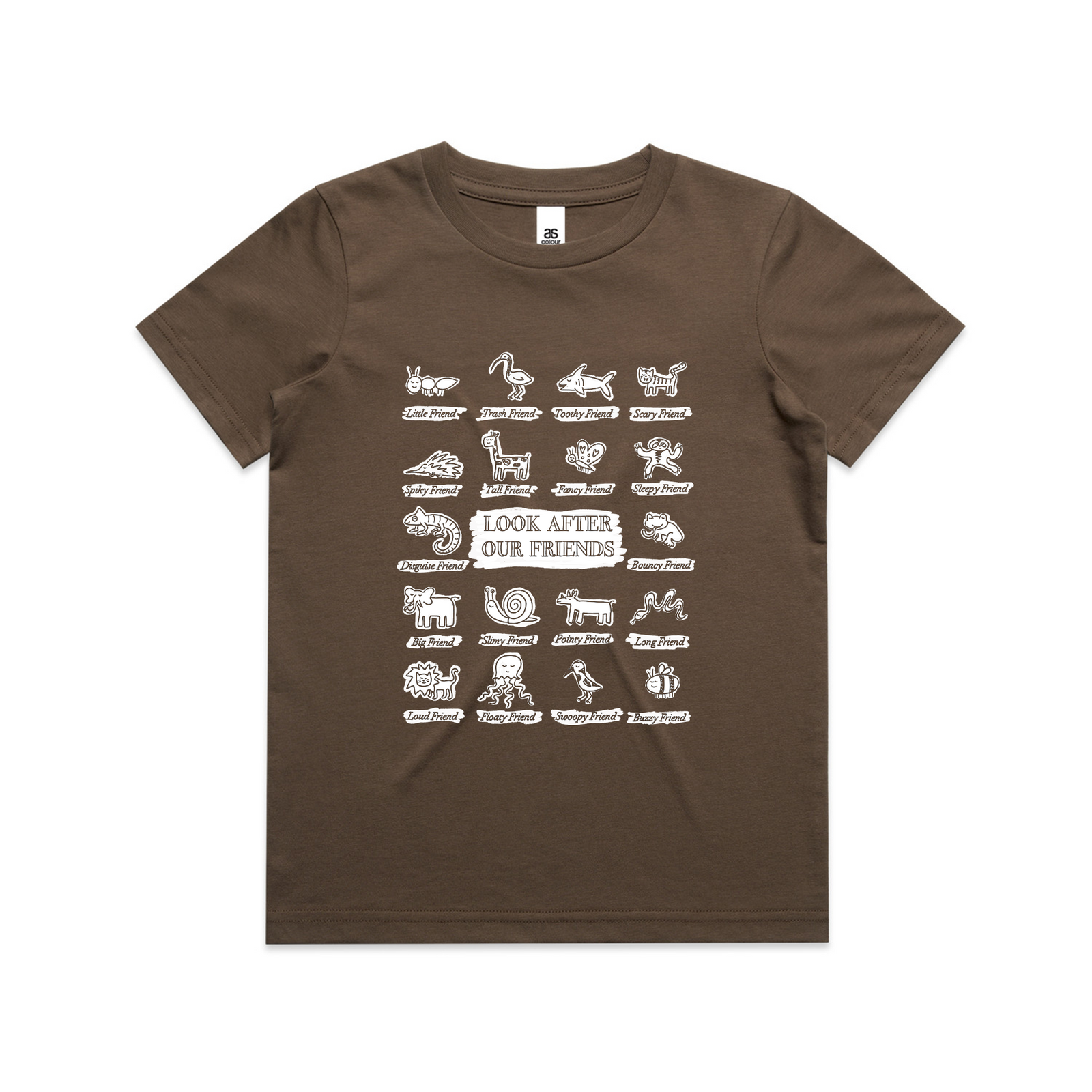Look After Our Friends Kids Tee