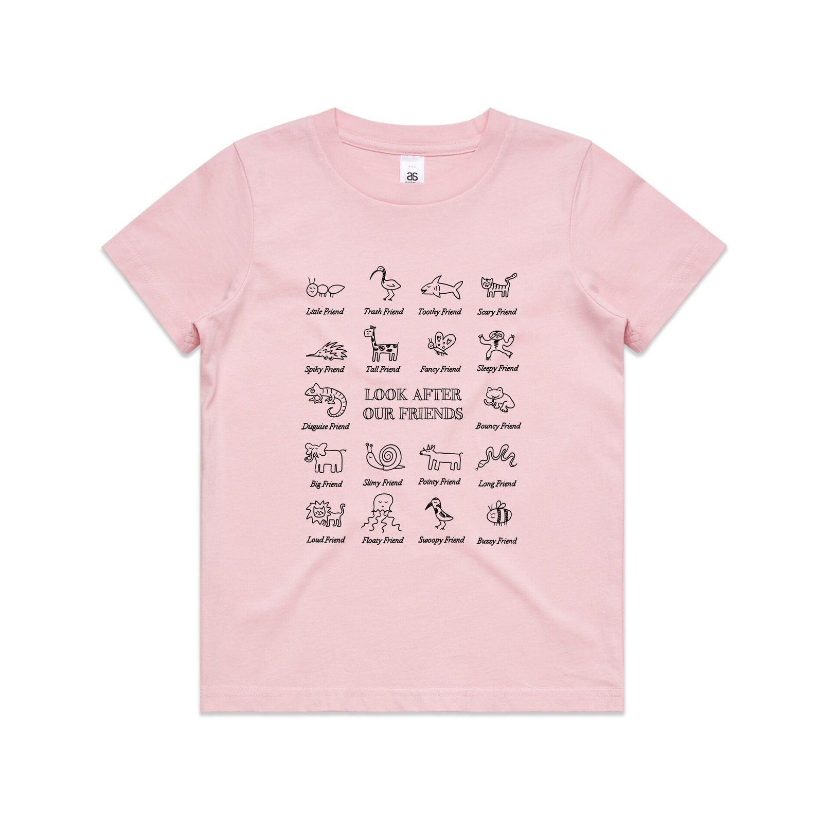 Look After Our Friends Kids Tee