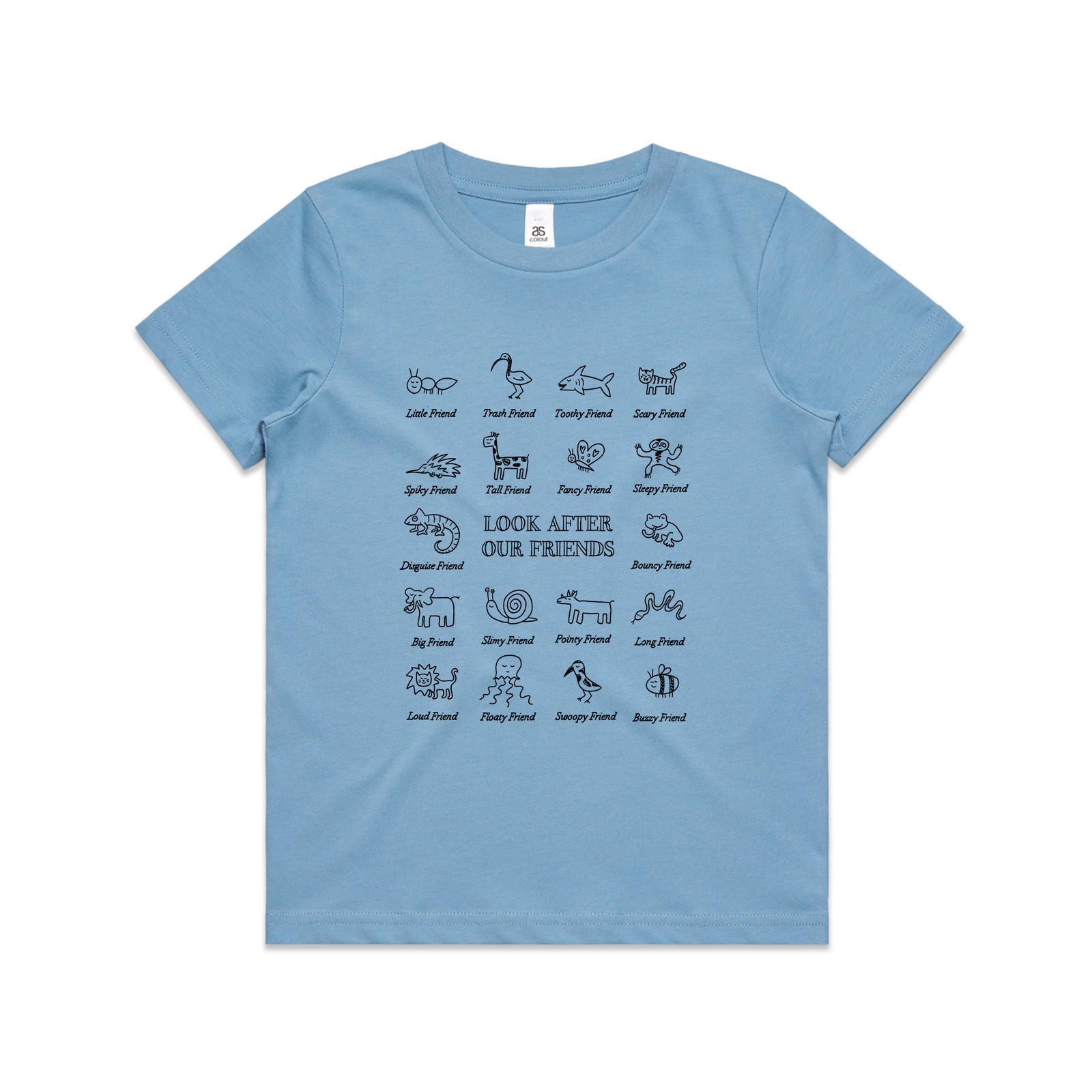 Look After Our Friends Kids Tee