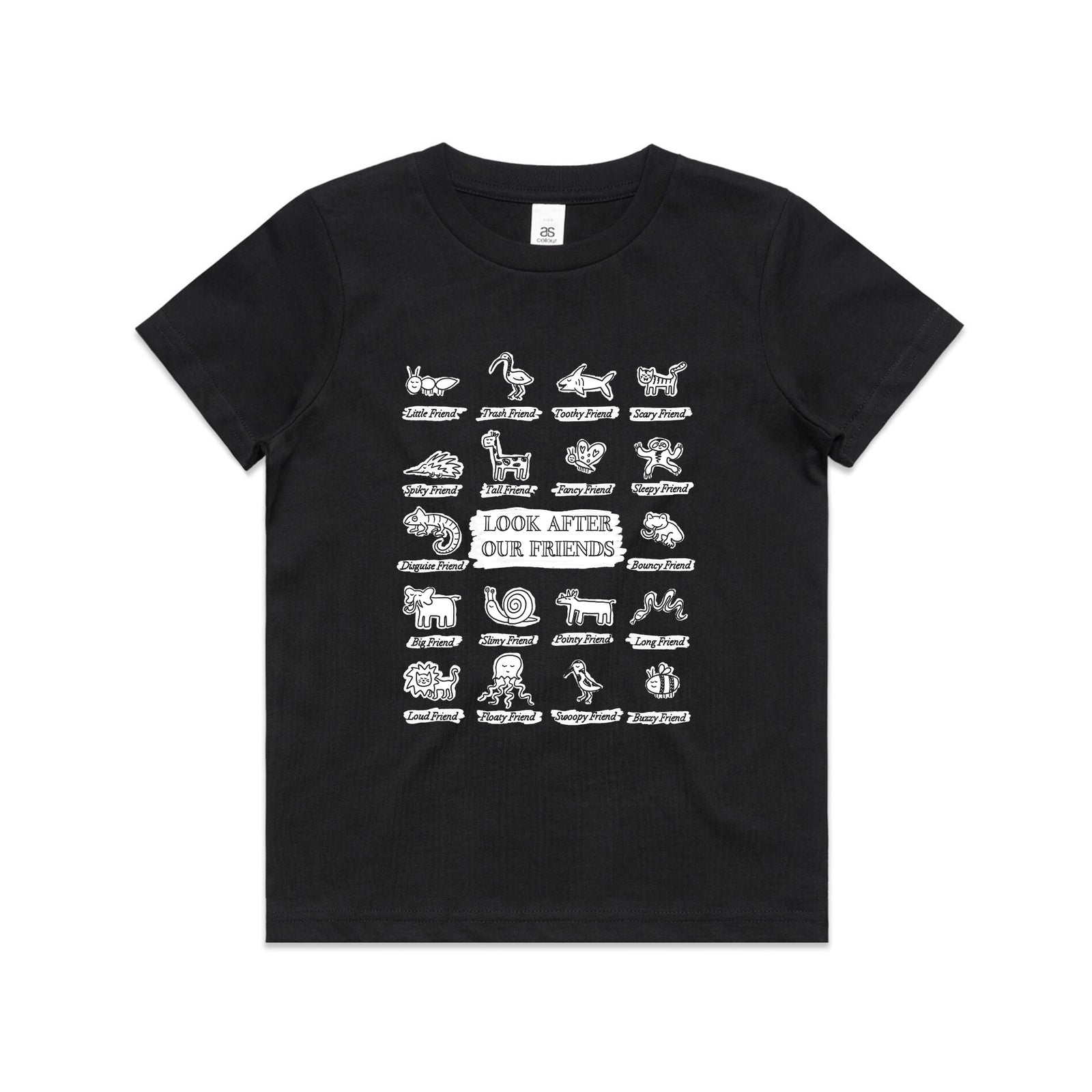 Look After Our Friends Kids Tee