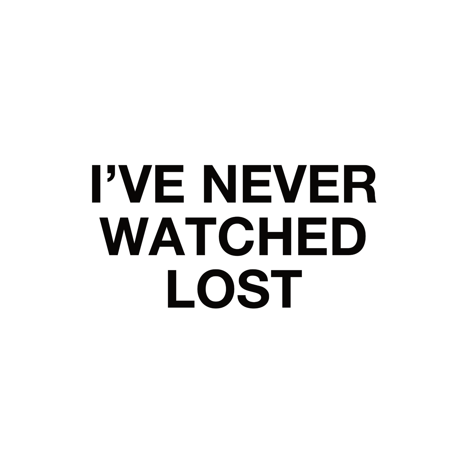 Lost TV Tee
