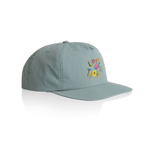 Lots Of Thoughts Cap by Lonely Kids Club. All clothing from our T-shirts to our shorts and hoodies are ethically made, and printed packed and shipped from Sydney.