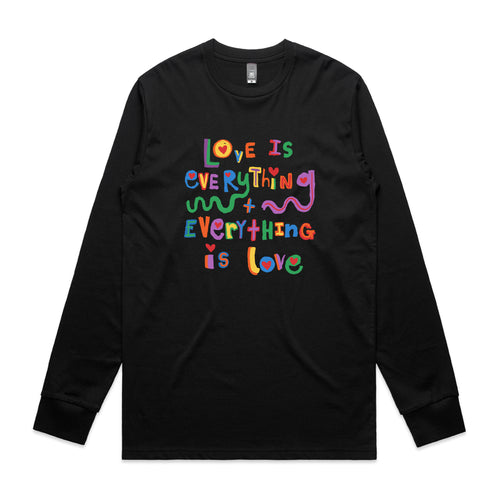 Love Is Everything Tee by Lonely Kids Club. All clothing from our T-shirts to our shorts and hoodies are ethically made, and printed packed and shipped from Sydney.