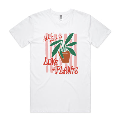 Love + Plants Tee by Lonely Kids Club. All clothing from our T-shirts to our shorts and hoodies are ethically made, and printed packed and shipped from Sydney.