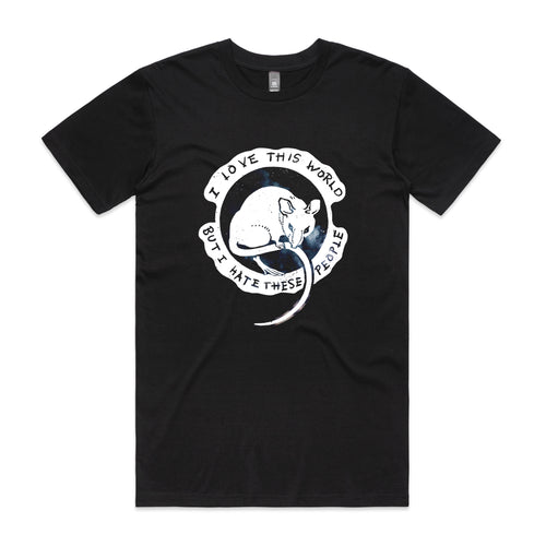 Love This World Tee by Lonely Kids Club. All clothing from our T-shirts to our shorts and hoodies are ethically made, and printed packed and shipped from Sydney.
