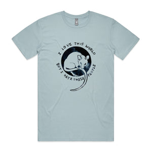 Love This World Tee by Lonely Kids Club. All clothing from our T-shirts to our shorts and hoodies are ethically made, and printed packed and shipped from Sydney.