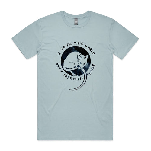 Love This World Tee by Lonely Kids Club. All clothing from our T-shirts to our shorts and hoodies are ethically made, and printed packed and shipped from Sydney.