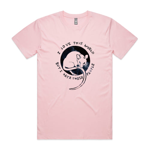 Love This World Tee by Lonely Kids Club. All clothing from our T-shirts to our shorts and hoodies are ethically made, and printed packed and shipped from Sydney.