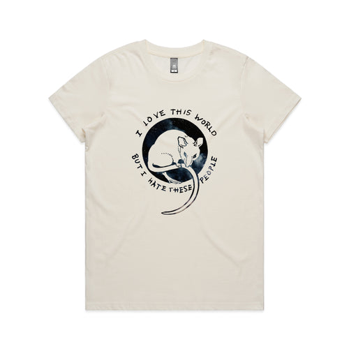Love This World Tee by Lonely Kids Club. All clothing from our T-shirts to our shorts and hoodies are ethically made, and printed packed and shipped from Sydney.